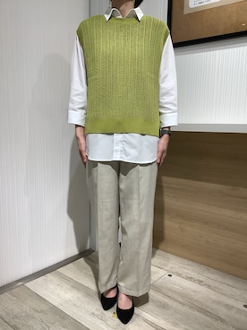 「出勤コーデ」｜TOKYO SHIRTS OUTLET 福岡マリノアシティ店さん（レディース・164cm）の夏コーディネート
