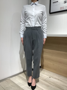 「スーツコーデ」｜TOKYO SHIRTS OUTLET 福岡マリノアシティ店さん（レディース・164cm）の春コーディネート
