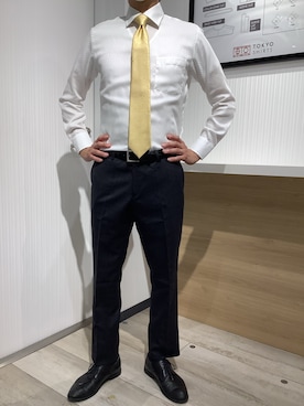 TOKYO SHIRTS OUTLET 福岡マリノアシティ店さん（メンズ・172cm）の夏コーディネート