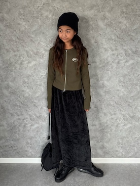 𝚛𝚢𝚞☺︎𝚗𝚊𝚗𝚘さん（キッズ・147cm）の秋コーディネート