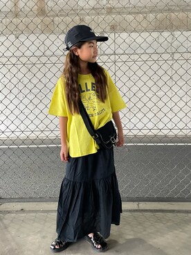 𝚛𝚢𝚞☺︎𝚗𝚊𝚗𝚘さん（キッズ・130cm）の夏コーディネート