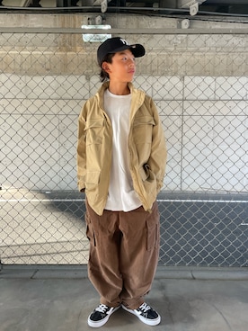 「Right-on（ライトオン）のアイテム（ジャケット/アウター）」を使った、𝚛𝚢𝚞☺︎𝚗𝚊𝚗𝚘さん（キッズ・152cm）の秋コーディネート