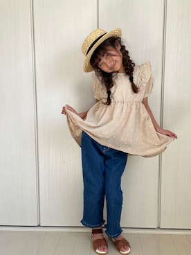 𝚛𝚢𝚞☺︎𝚗𝚊𝚗𝚘さん(キッズ・130cm)の春コーディネート
