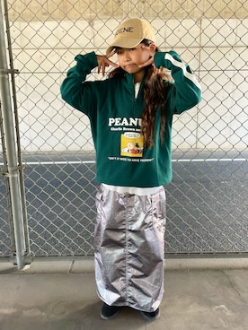 𝚛𝚢𝚞☺︎𝚗𝚊𝚗𝚘さん（キッズ・133cm）の秋コーディネート