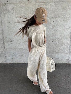 𝚛𝚢𝚞☺︎𝚗𝚊𝚗𝚘さん（キッズ・130cm）の夏コーディネート
