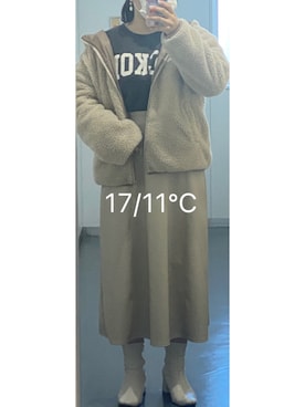 「アイテム（ブルゾン）」を使った、naomiさん（レディース・158cm・10代）の秋コーディネート