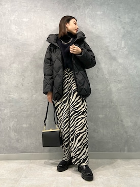 「Rouge vif（ルージュヴィフ）のアイテム（アクセサリー）」を使った、AMIさん（レディース・163cm）の秋コーディネート