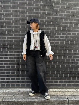 「アイテム（その他小物）」を使った、KOHARUさん（レディース・157cm）の秋コーディネート