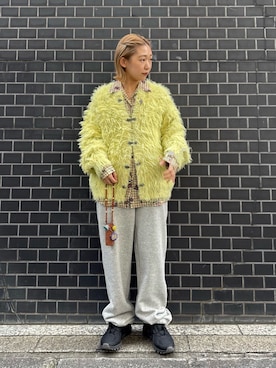 「アイテム（その他小物）」を使った、KOHARUさん（レディース・157cm）の冬コーディネート