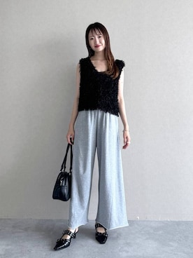 「アイテム（ボストンバッグ）」を使った、ひ　な　たさん（レディース・160cm・20代）の夏コーディネート