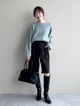 「アイテム（ネックレス）」を使った、ひ　な　たさん（レディース・160cm・30代）の冬コーディネート