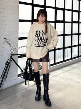 「PAGEBOY（ページボーイ）のアイテム」を使った、ひ　な　たさん（レディース・160cm）の秋コーディネート