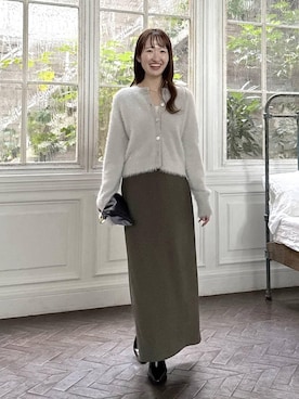 「アイテム（ハンドバッグ）」を使った、ひ　な　たさん（レディース・160cm・20代）の冬コーディネート