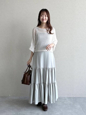 「mysty woman（ミスティウーマン）のアイテム（ワンピース）」を使った、ひ　な　たさん（レディース・160cm）の秋コーディネート