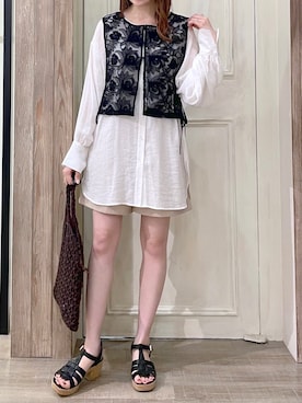 ひ な たさん(レディース・160cm)の夏コーディネート