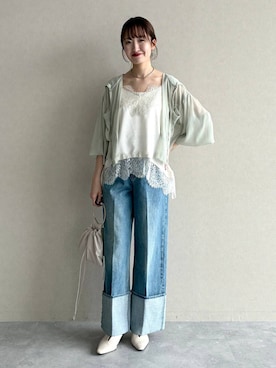 「アイテム（ハンドバッグ）」を使った、ひ　な　たさん（レディース・160cm・30代）の春コーディネート