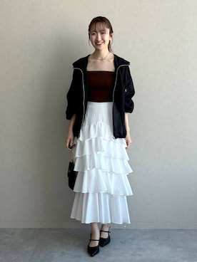 「アイテム（アクセサリー）」を使った、ひ　な　たさん（レディース・160cm）の春コーディネート