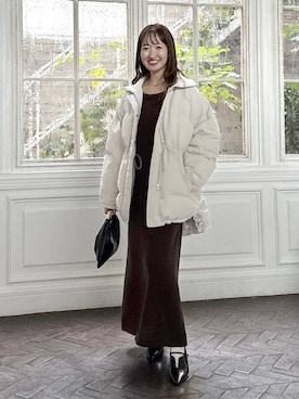 「アイテム（ハンドバッグ）」を使った、ひ　な　たさん（レディース・160cm・30代）の冬コーディネート