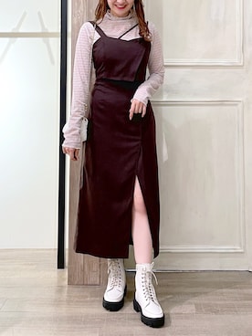 「アイテム（その他トップス）」を使った、ひ　な　たさん（レディース・160cm・20代）の秋コーディネート