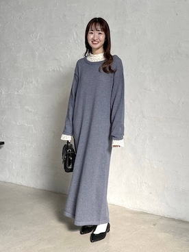 「アイテム（ワンピース/ドレス）」を使った、ひ　な　たさん（レディース・160cm・20代）の秋コーディネート