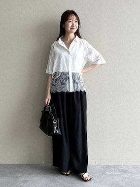 ひ な たさん(レディース・160cm)の夏コーディネート