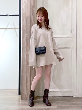 「ストレッチブーツ」｜ひ　な　たさん（レディース・160cm・20代）の夏コーディネート