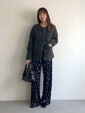 「アイテム（ボストンバッグ）」を使った、ひ　な　たさん（レディース・160cm・30代）の冬コーディネート