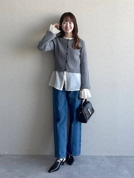 「アイテム（ワンピース/ドレス）」を使った、ひ　な　たさん（レディース・160cm・20代）の冬コーディネート