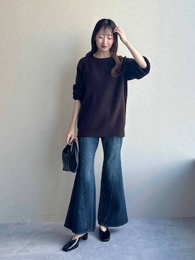 「アイテム（スリッポン）」を使った、ひ　な　たさん（レディース・160cm・20代）の秋コーディネート