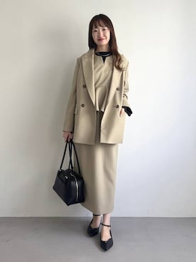 「アイテム（パンプス）」を使った、ひ　な　たさん（レディース・160cm・30代）の冬コーディネート