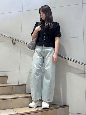 「お出掛けコーデ」｜はつねさん（レディース・159cm）の夏コーディネート