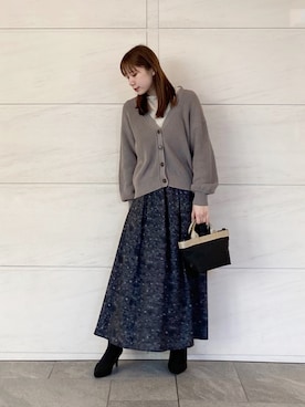 はつねさん（レディース・158cm）の冬コーディネート