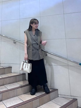 「アイテム（その他アウター）」を使った、はつねさん（レディース・159cm）の夏コーディネート