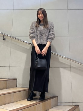 はつねさん（レディース・159cm）の冬コーディネート