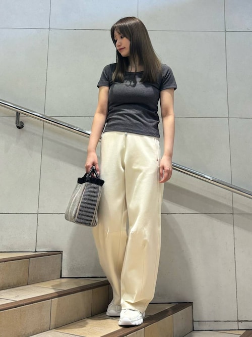 パンツ Whyareangelsborn アニュアンス anuans センタープレスマリンパンツ （BURGUNDY