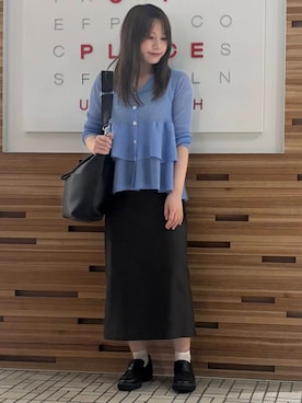 「お出掛けコーデ」｜はつねさん（レディース・159cm）の夏コーディネート
