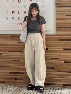「綺麗めコーデ」｜はつねさん（レディース・159cm）の夏コーディネート