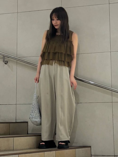 メタリックヤーンバッグ