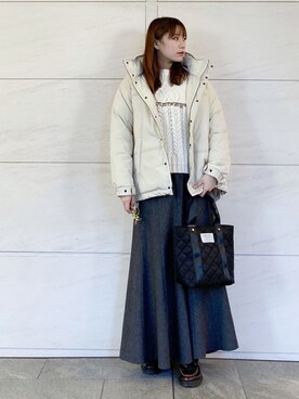 はつねさん（レディース・158cm）の冬コーディネート