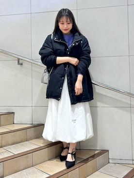 はつねさん（レディース・159cm）の冬コーディネート