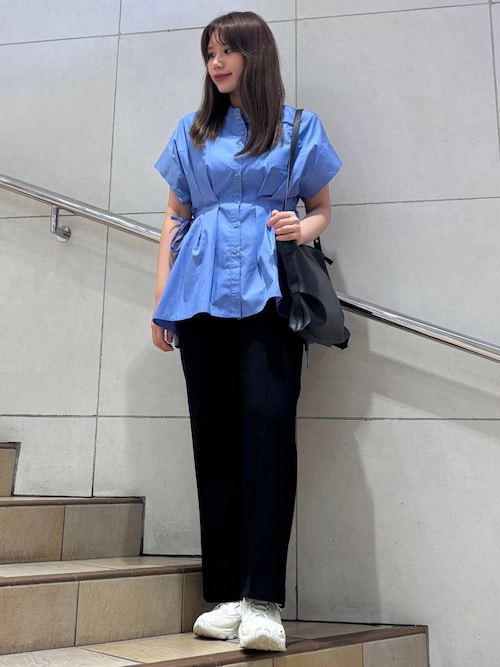 『UR TECH DRYLUXE』リネンライクワイドパンツ