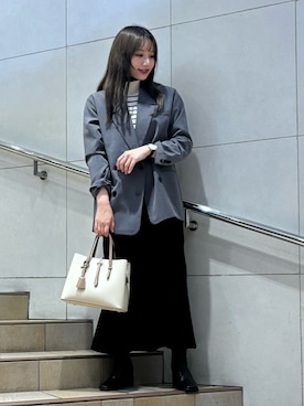 「ボーター」｜はつねさん（レディース・159cm）の秋コーディネート