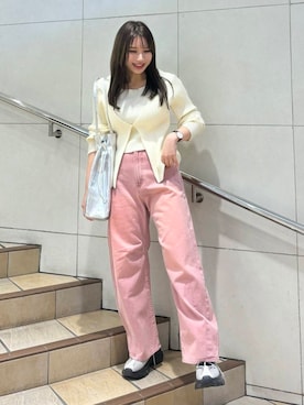 「SENSE OF PLACE by URBAN RESEARCH（センスオブプレイスバイアーバンリサーチ）のアイテム（ブルゾン）」を使った、はつねさん（レディース・158cm）の冬コーディネート