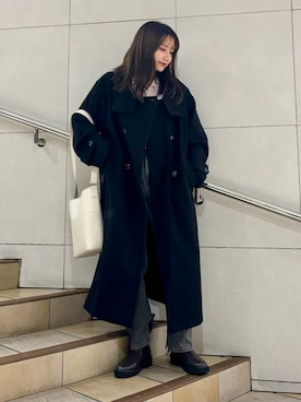 はつねさん（レディース・159cm）の冬コーディネート