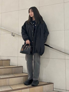 はつねさん（レディース・159cm）の冬コーディネート