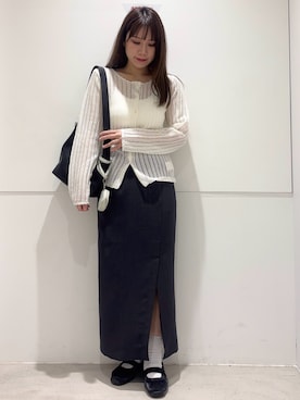 はつねさん（レディース・159cm）の春コーディネート