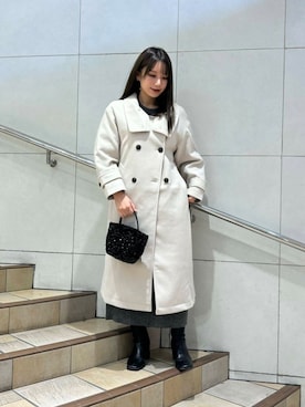 はつねさん（レディース・159cm）の冬コーディネート