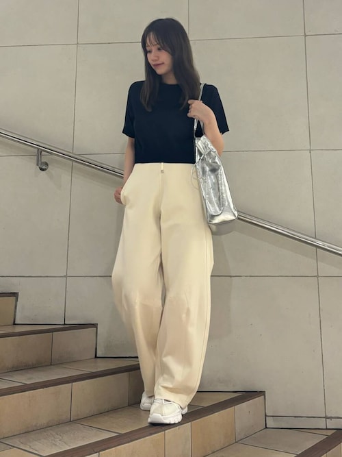 パンツ Whyareangelsborn アニュアンス anuans センタープレスマリンパンツ （BURGUNDY