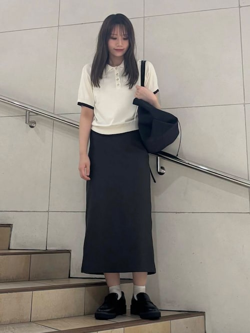 ハイショクレイヤードニットポロシャツ