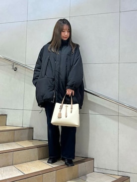 はつねさん（レディース・159cm）の冬コーディネート